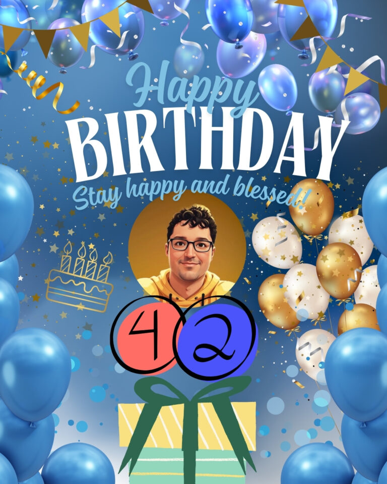Happy Birthday zum 42ten!